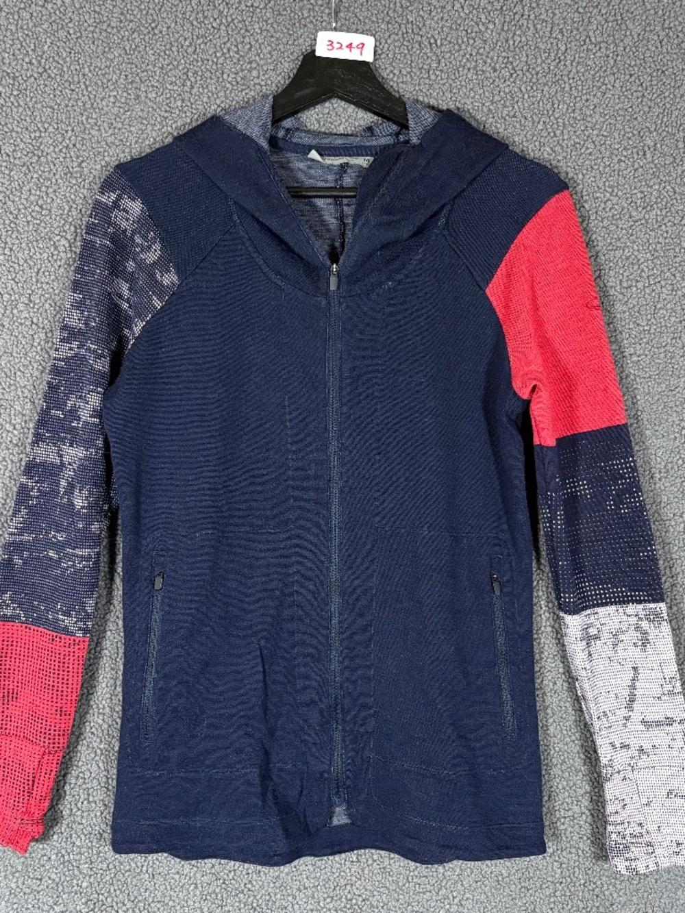 Icebreaker Away II 100% Merino Wool Full Zip Hoodie Sweater - Women's Size M